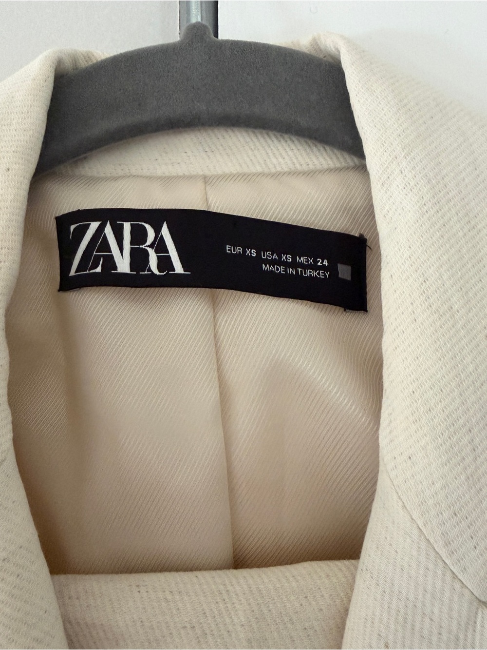 ZARA Cream Cropped pantsuit with Macramé Fringe Detail - Picture 3 of 6